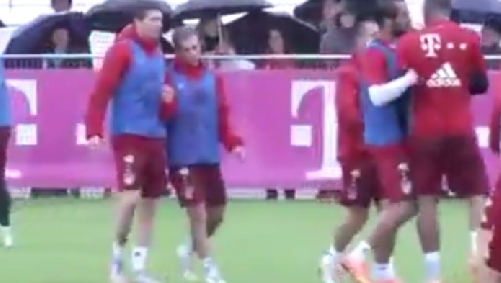 Bayern Münih idmanında kavga