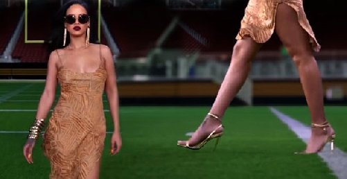 Rihanna, Super Bowl reklamında oynadı