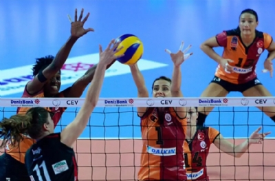 Çukurova Belediyespor, Galatasaray'a set vermeden yendi