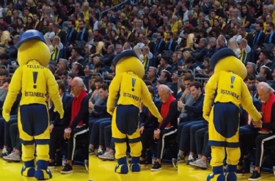 Fenerbahçe maskotundan başkana gider