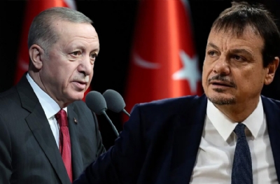 Cumhurbaşkanı Erdoğan'dan Ergin Ataman'a 'geçmiş olsun' telefonu