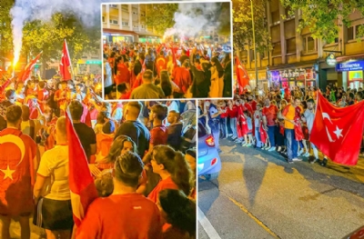 Türkler, Almanya'yı yine yaktı! Çekya galibiyeti sonrasında şenlik