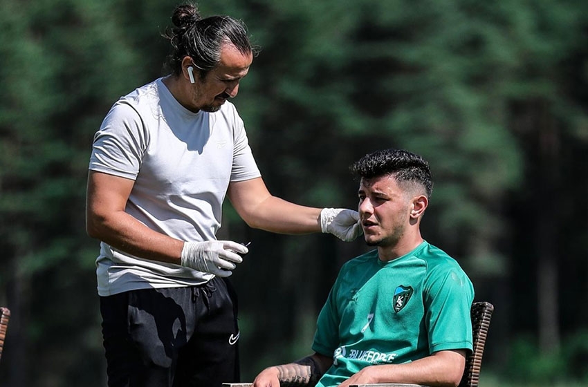 Kocaelispor'da futbolculara hız ve laktat testi