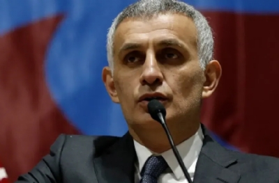 TFF Başkanı İbrahim Hacıosmanoğlu ve TFF Başkanvekili Mecnun Otyakmaz Sivas'ta