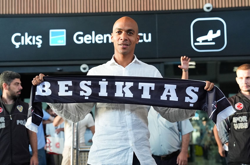 Beşiktaş'ın yeni transferi Joao Mario İstanbul'da