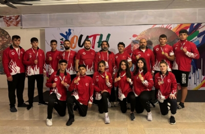 Milli sporcular şampiyonada 12 madalya kazandı