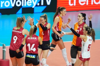 Galatasaray Daikin - AO Thrias:3-0 (MAÇ SONUCU)