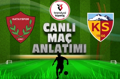 Hatayspor - Kayserispor (CANLI ANLATIM)