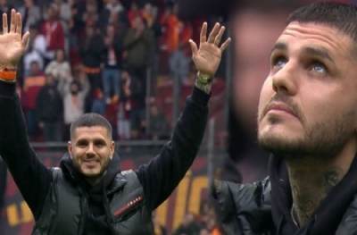 Icardi ve Galatasaray taraftarı buluştu, göz yaşları sel oldu