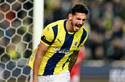 Samet Akaydın'ın Fenerbahçe'deki ilk gol sevinci