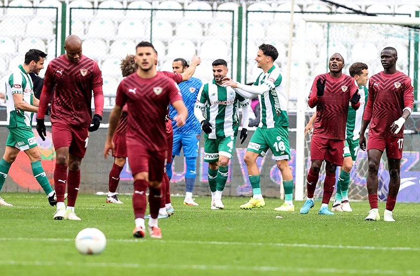 Konyaspor-Hatayspor: 1-1 (MAÇ SONUCU)