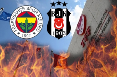 Fenerbahçe ile Beşiktaş yanıyordu! TFF apar topar iptal etti