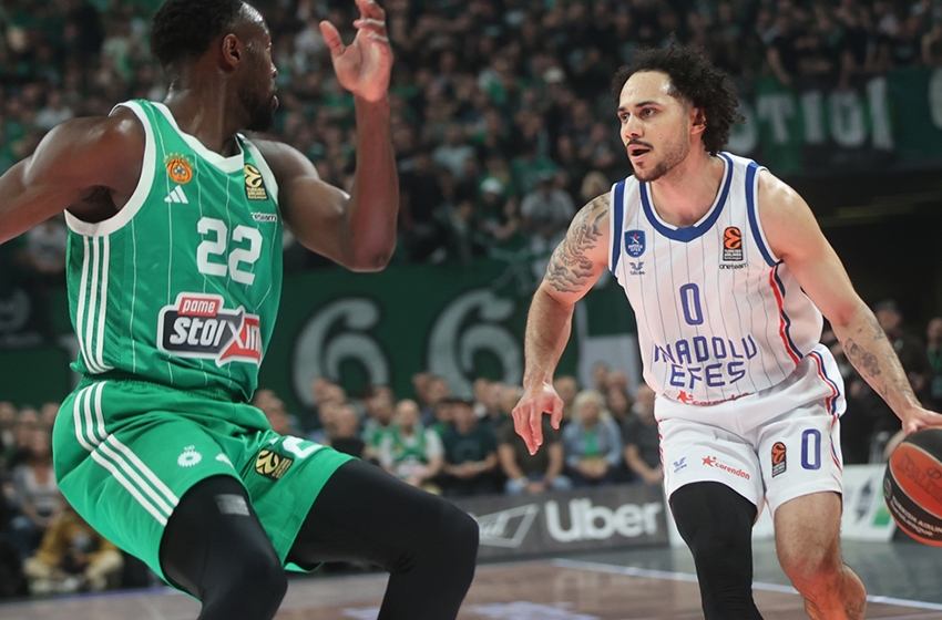 Panathinaikos AKTOR - Anadolu Efes: 76-79 (MAÇ SONUCU)