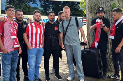 Samsunspor kafilesi Hollanda'da