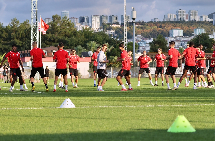 Samsunspor, Panathinaikos maçı hazırlıklarını tamamladı