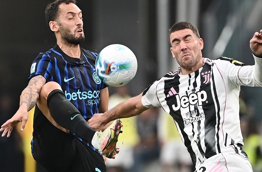 Hakan Çalhanoğlu'nun golü sonrası ekrana getirilenler: Lautaro Martinez-Giuseppe Marotta!