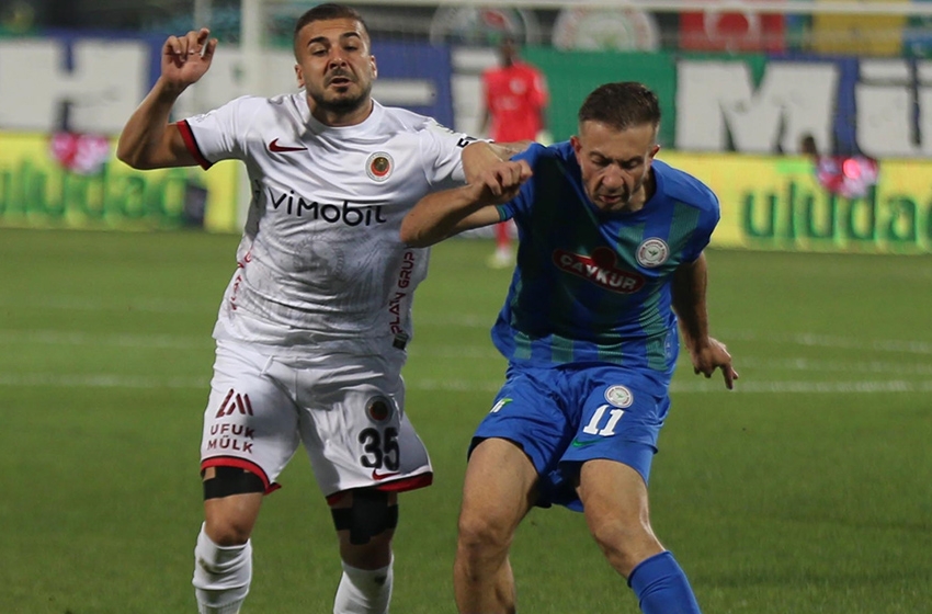 Çaykur Rizespor-Gençlerbirliği: 1-0 (MAÇ SONUCU)