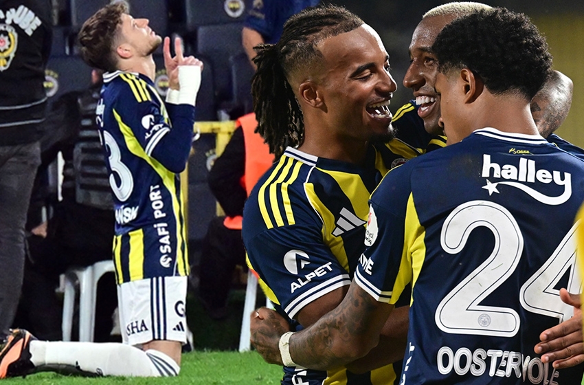 Fenerbahçe - Hesap.com Antalyaspor: 2-0 (MAÇ SONUCU)