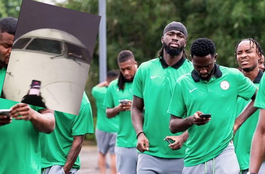 Havada panik! Osimhen'in içinde bulunduğu uçak acil iniş yaptı