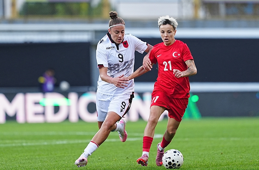 Kadın Milliler, Arnavutluk'la berabere kaldı