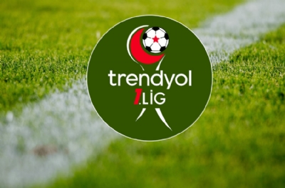 Trendyol 1. Lig'de 18 ve 19. haftaların maç programı belli oldu