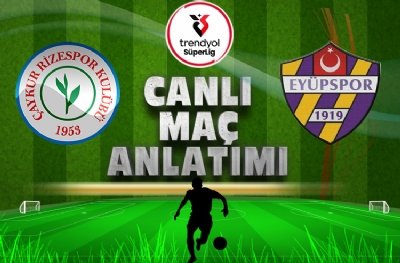 Çaykur Rizespor-Eyüpspor (CANLI ANLATIM)
