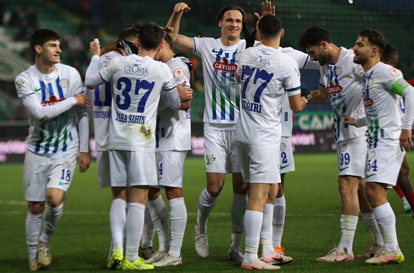 Çaykur Rizespor-Gaziantep FK:5-2 (MAÇ SONUCU)