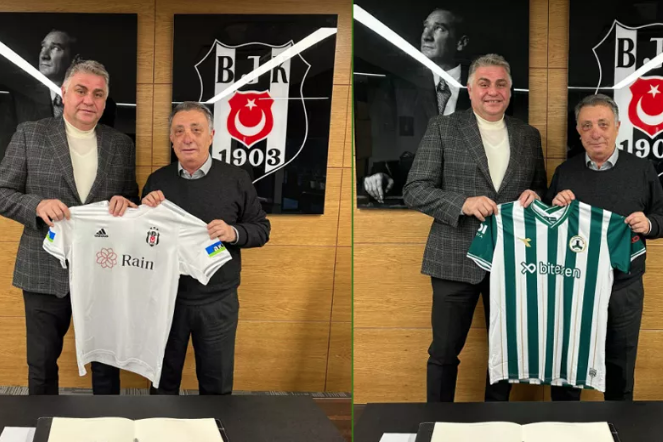 Giresunspor Başkanı Nahid Yamak, Çebi'yi ziyaret etti